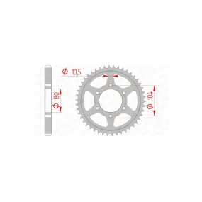 Couronne Acier AFAM 16604