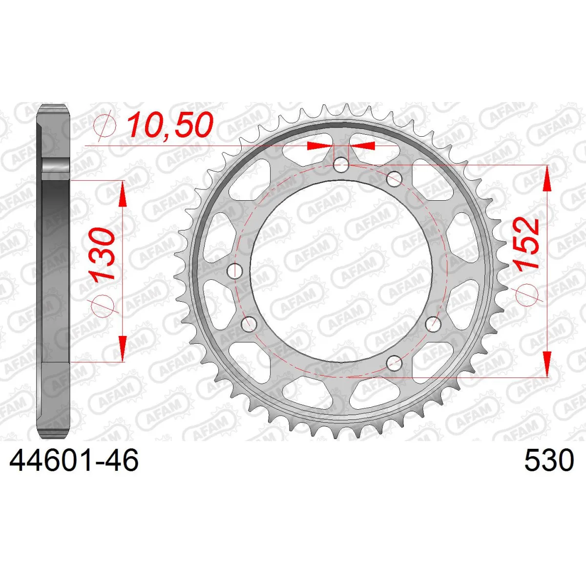 Couronne Acier AFAM 44601