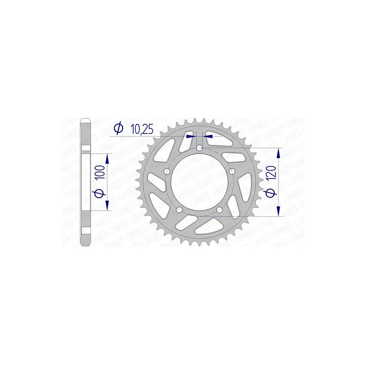 Couronne Alu AFAM 36802