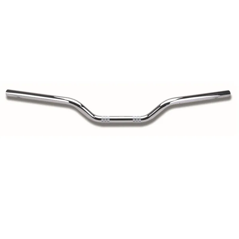 Guidon acier chromé 22 mm Domino Moyen 80mm