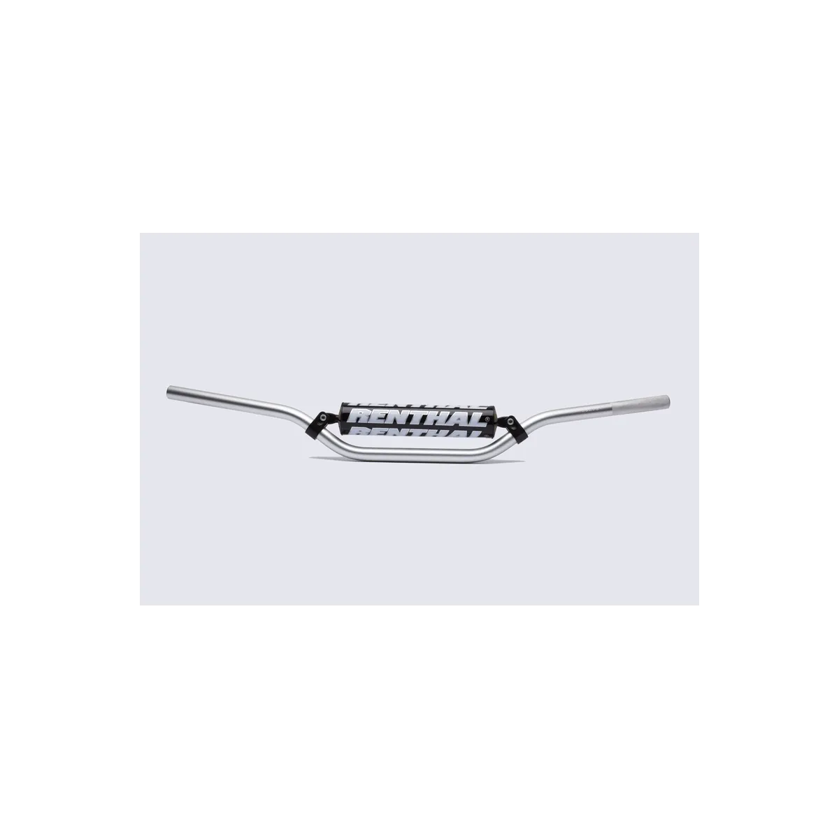 Guidon RENTHAL CLASSIC Ø 22.2 mm cross/enduro moyen T5 Argent