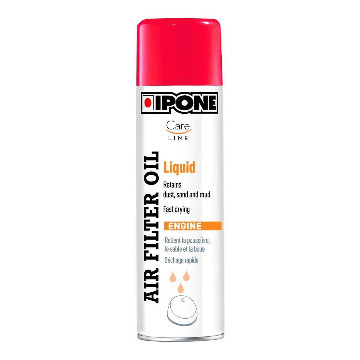 Huile de filtre à air AIR FILTER OIL LIQUID IPONE 500 ml