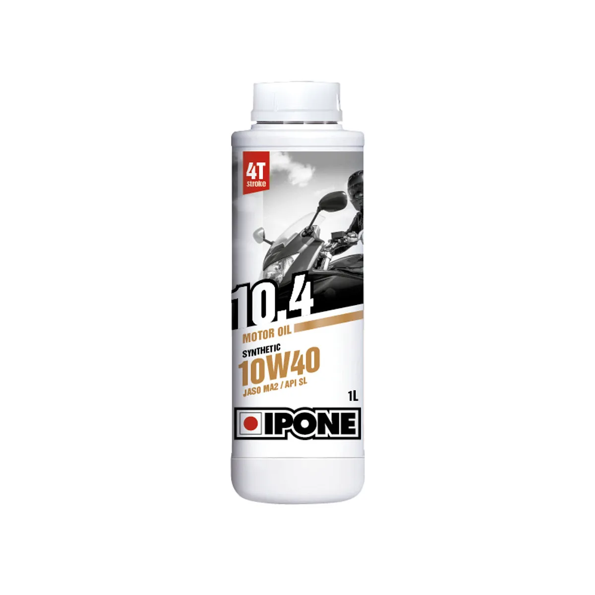 Huile moteur 4T IPONE 10W40 10.4 Synthesis 1 Litre