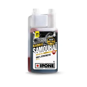 Huile moteur IPONE 2T Samouraï Racing 1 Litre Odeur FRAISE