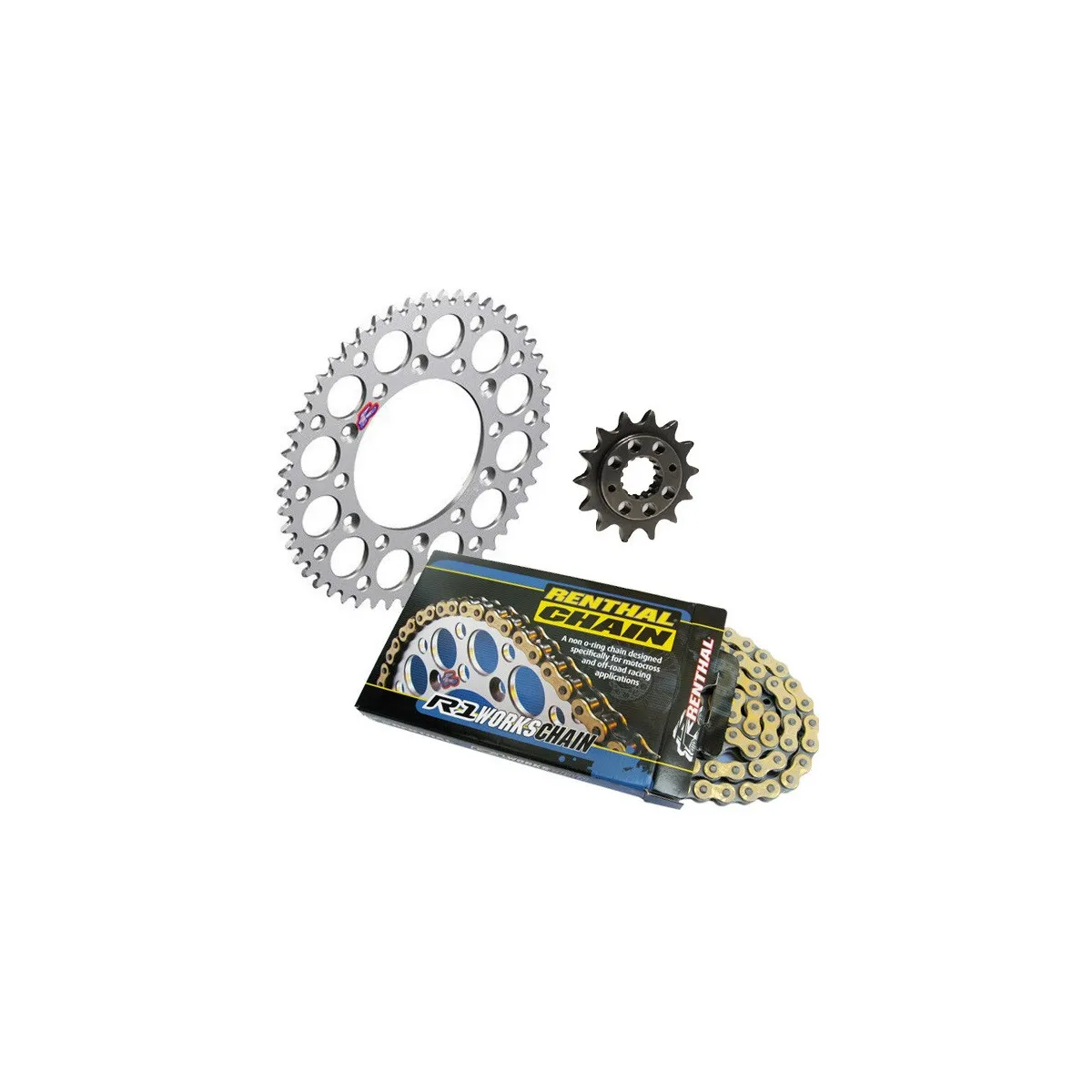Kit chaine Cross RENTHAL 250 TC 2004-2008