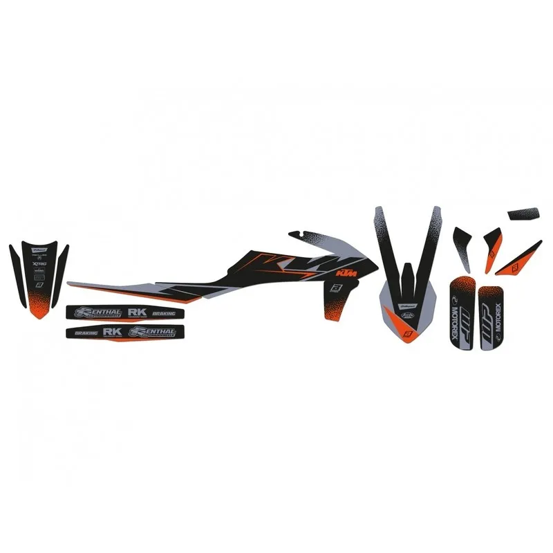 Kit déco BLACKBIRD Mat Black KTM SX/SX-F - piecemotoquad