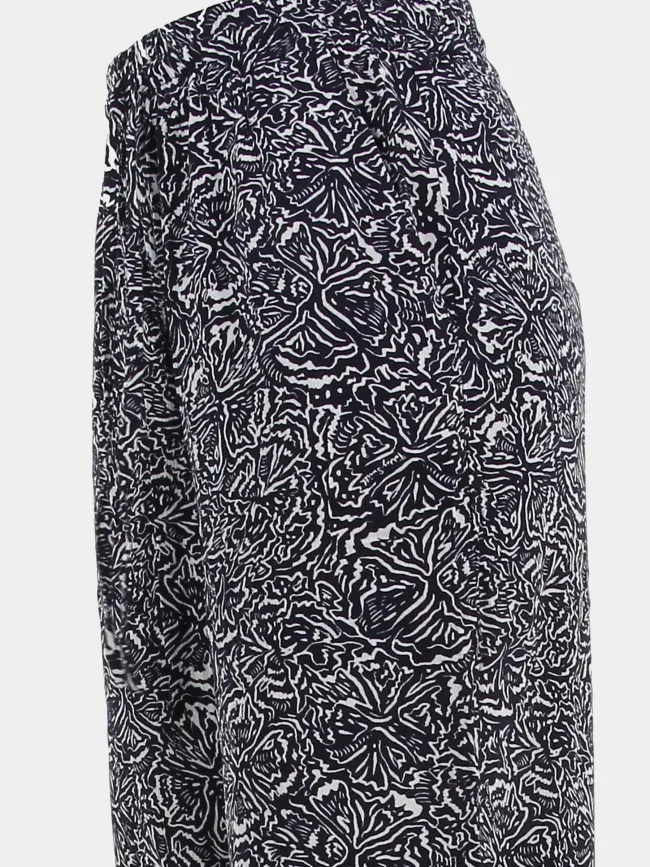 Pantalon fluide silia floral bleu marine femme - Teddy Smith | wimod