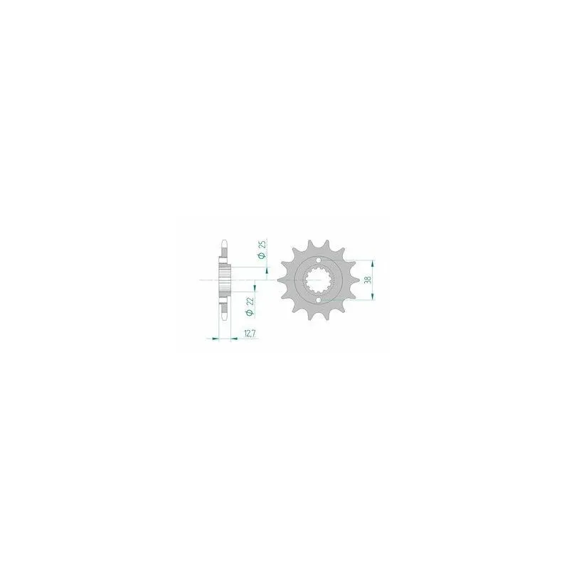 Pignon AFAM acier standard 24505 - 520