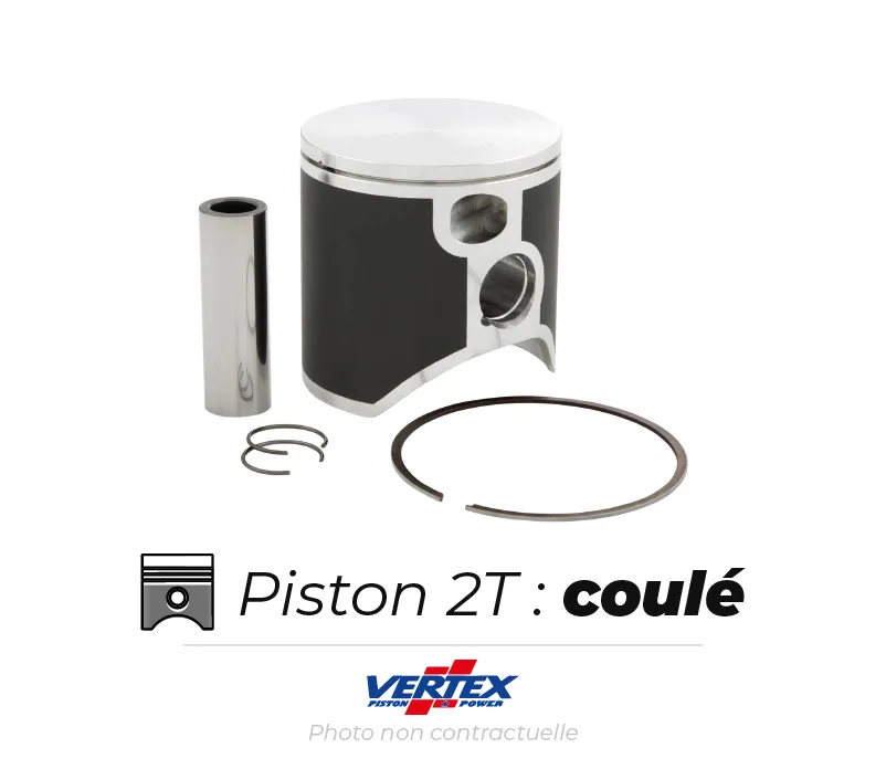 Piston Vertex coulé kx125 1995-97 53.97mm