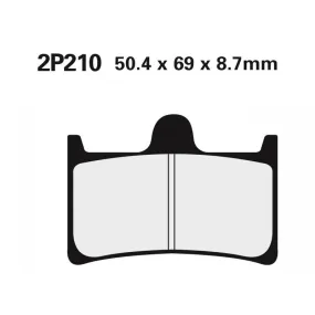 Plaquettes de frein NISSIN 2P-210ST métal fritté Yamaha