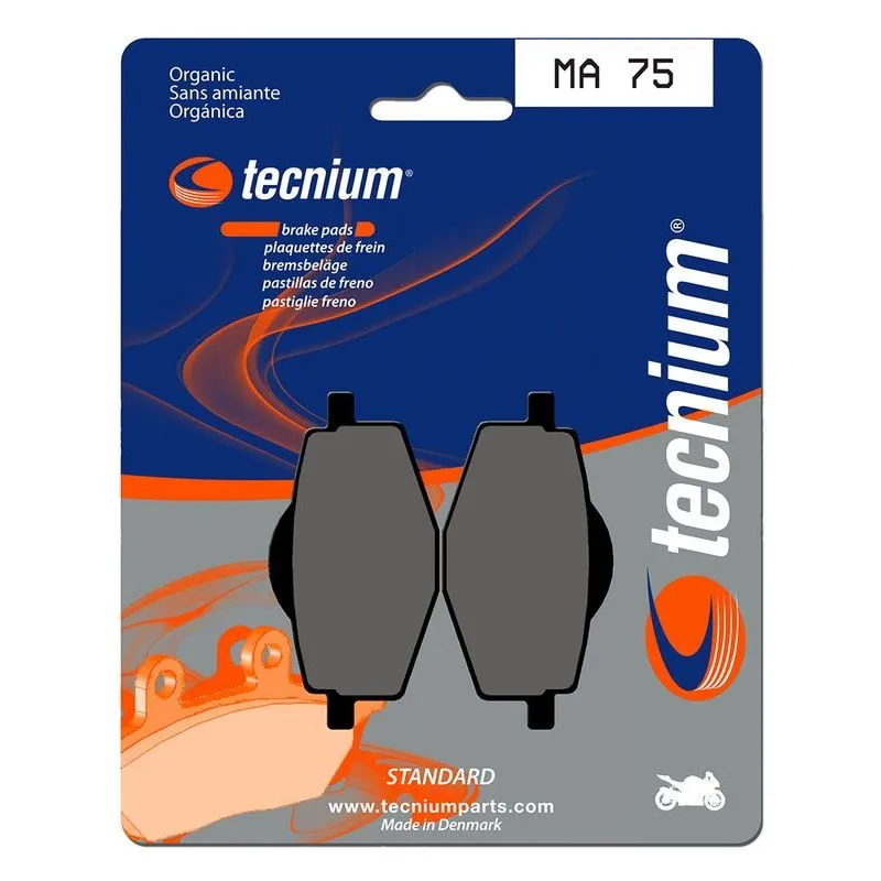 Plaquettes de frein TECNIUM MA75 organique