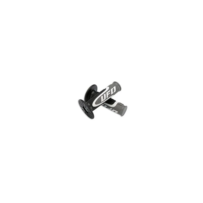 Revêtements UFO Axiom noir/gris/blanc:872514 - piecemotoquad