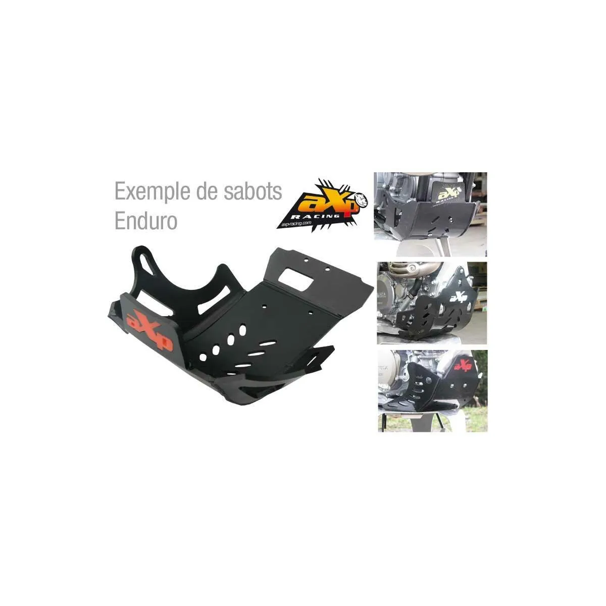 Sabot Enduro AXP Yamaha 250 WRF 2007-2010 Noir